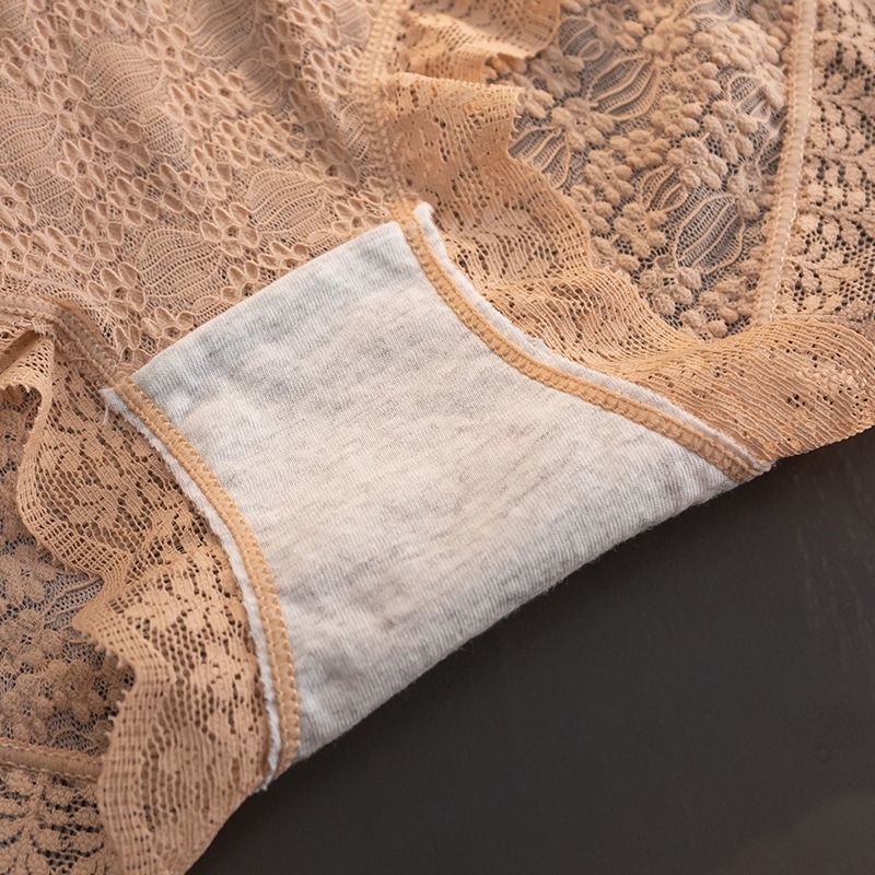 Quần Lót cotton Không Đường May Kháng Khuẩn Lưng Cao Cho Nữ