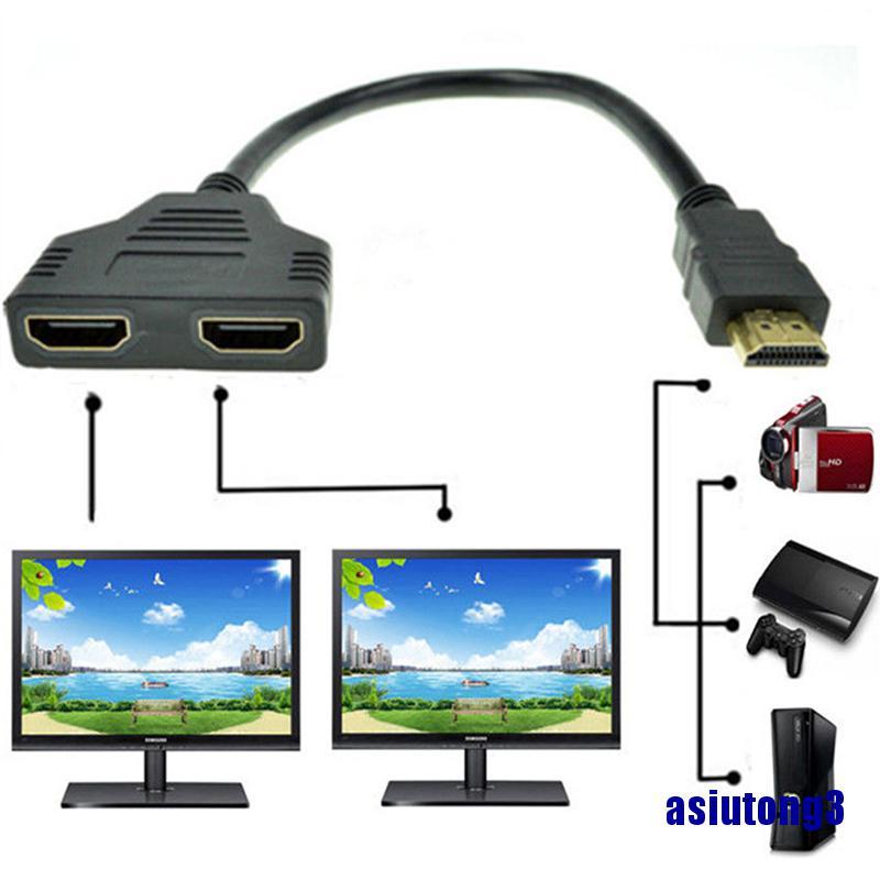 Đầu Chia Cổng Hdmi 1080p Sang 2 Đầu Âm 1 Trong 2