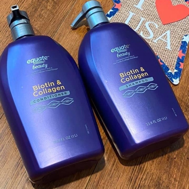 Dầu gội dầu xả Biotin and Collagen 1000ml xách tay Mỹ