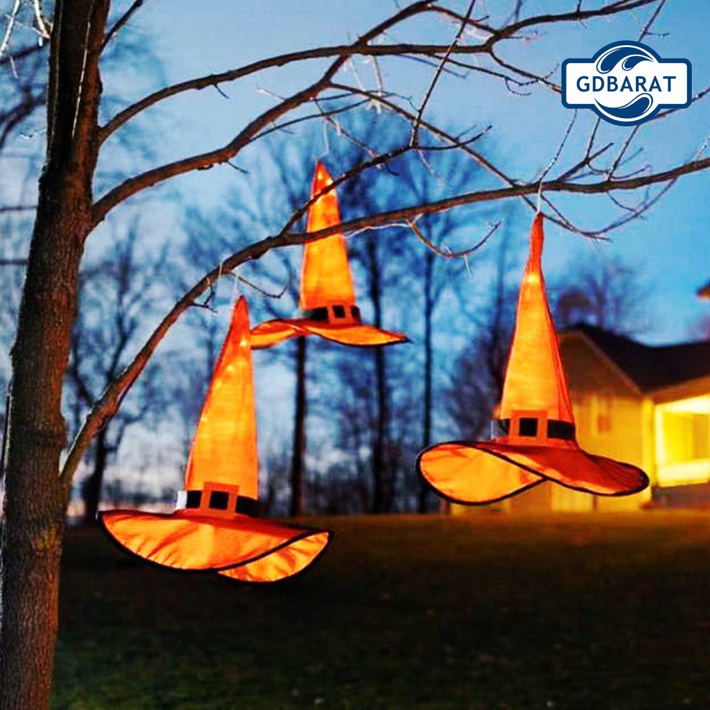Nón Phù Thủy Có Đèn Led Dùng Để Trang Trí Halloween