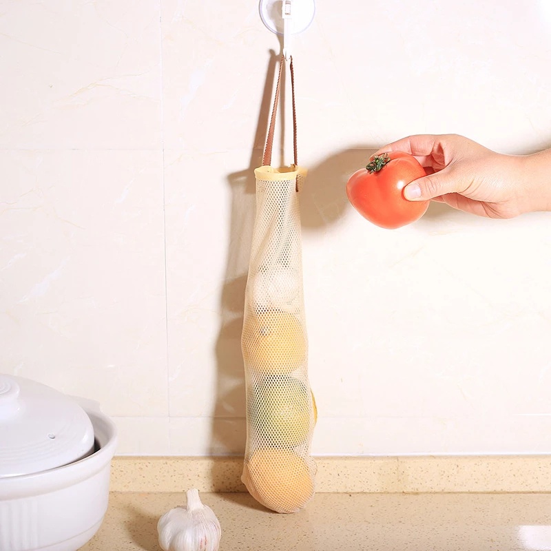 1 Túi Lưới Polyester Đa Năng Đựng Rau Củ Quả Có Thể Tái Sử Dụng