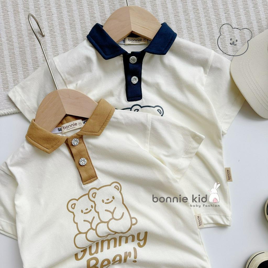 Bộ polo họa tiết 2 chú gấu GUMMY BEAR(9-28kg)