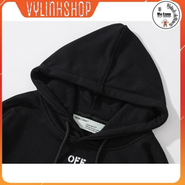 Áo nỉ nam nữ VYLINHSHOP  OFF WHITE Áo khoác hoodie tay dài in hình hoa anh đào