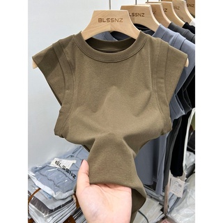 Áo Thun Thể Thao Không Tay Chất Liệu Cotton Dành Cho Nữ 2022