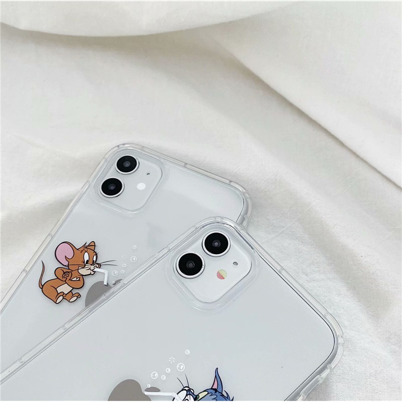 Ốp điện thoại mềm họa tiết tom và jerry cho iphone 11 promax 6s 7 8 plus iphone 12 pro max x xr xs max 7plus 8plus | BigBuy360 - bigbuy360.vn