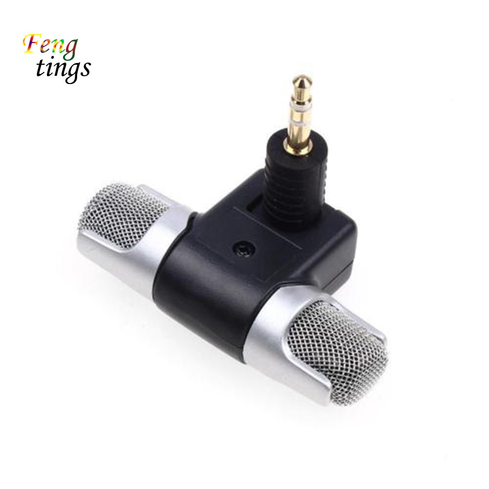 Microphone ghi âm mini 3.2mm cho điện thoại laptop pc