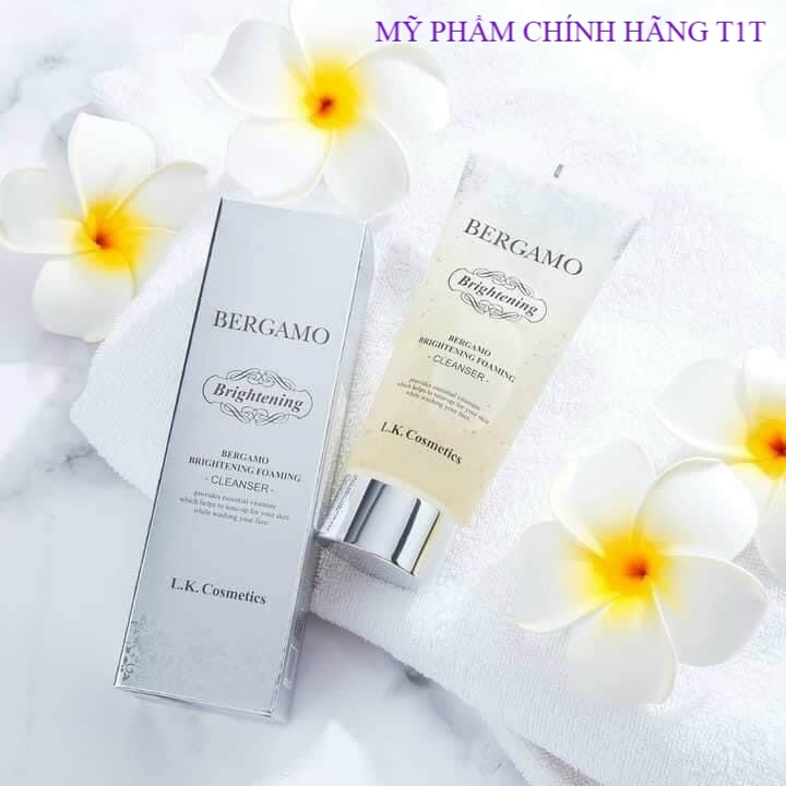 🌟 Sữa Rửa Mặt Bergamo Brightening Foaming Cleanser Dạng Gel 150ml * Mỹ phẩm CH T1T