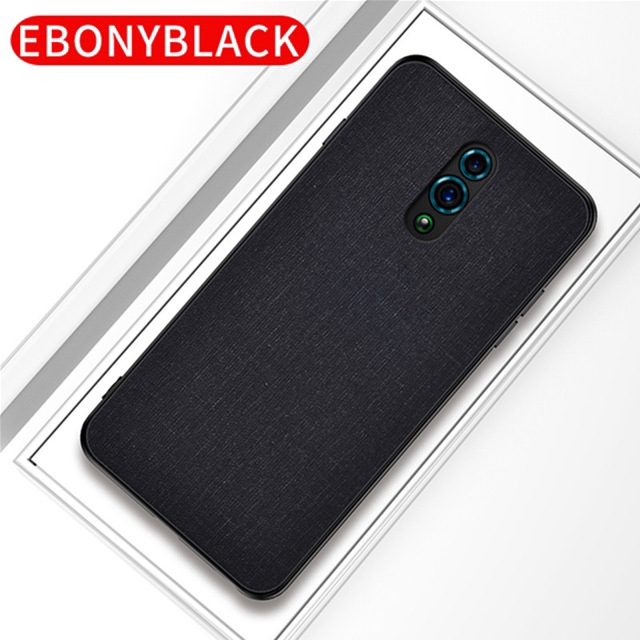 OPPO Reno 10x zoom Case Ultra Thin Soft Fabric Canvas Hybrid Protective Phone Cover