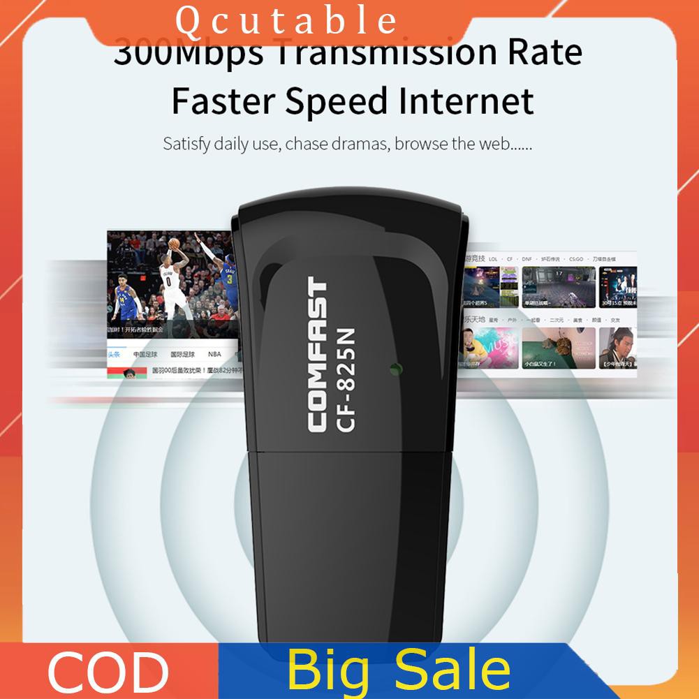 Bộ Thu Phát Wifi Comfast 300mbps Usb2.0 2.4ghz