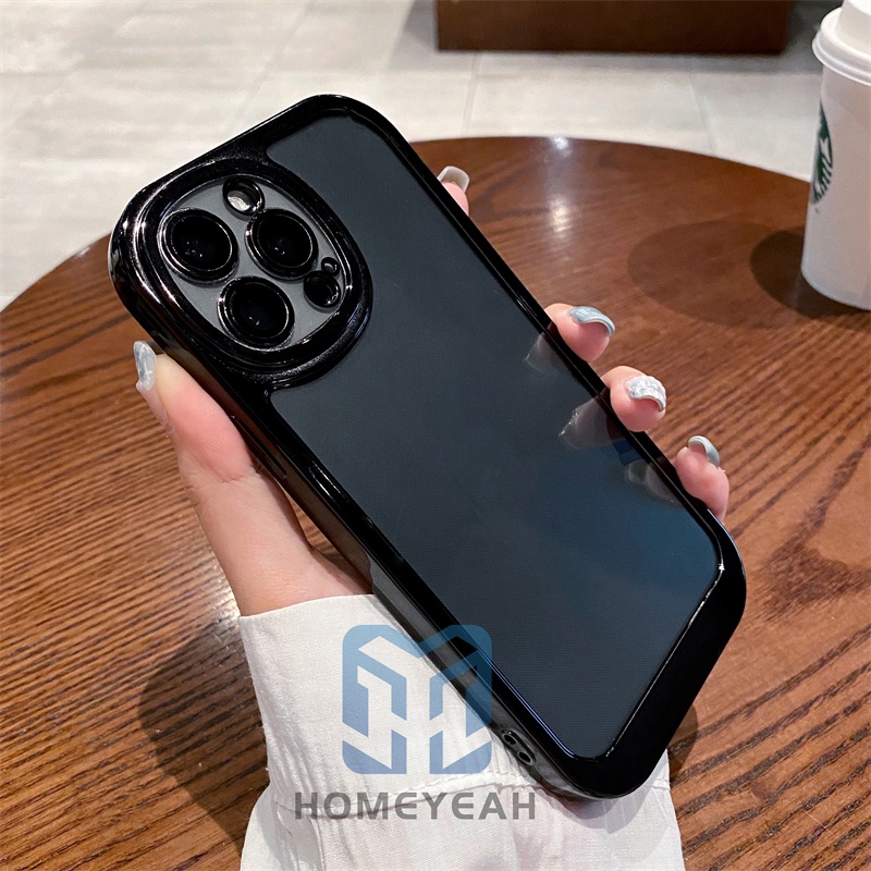 Ốp Điện Thoại Mềm Trong Suốt Mạ Điện Cho iPhone 11 12 13 Pro Max