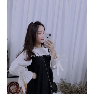 Đầm sơmi Tay nơ