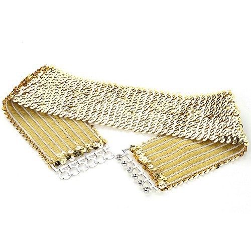 Đai nịt bụng kiểu sequin lấp lánh thời trang cho nữ