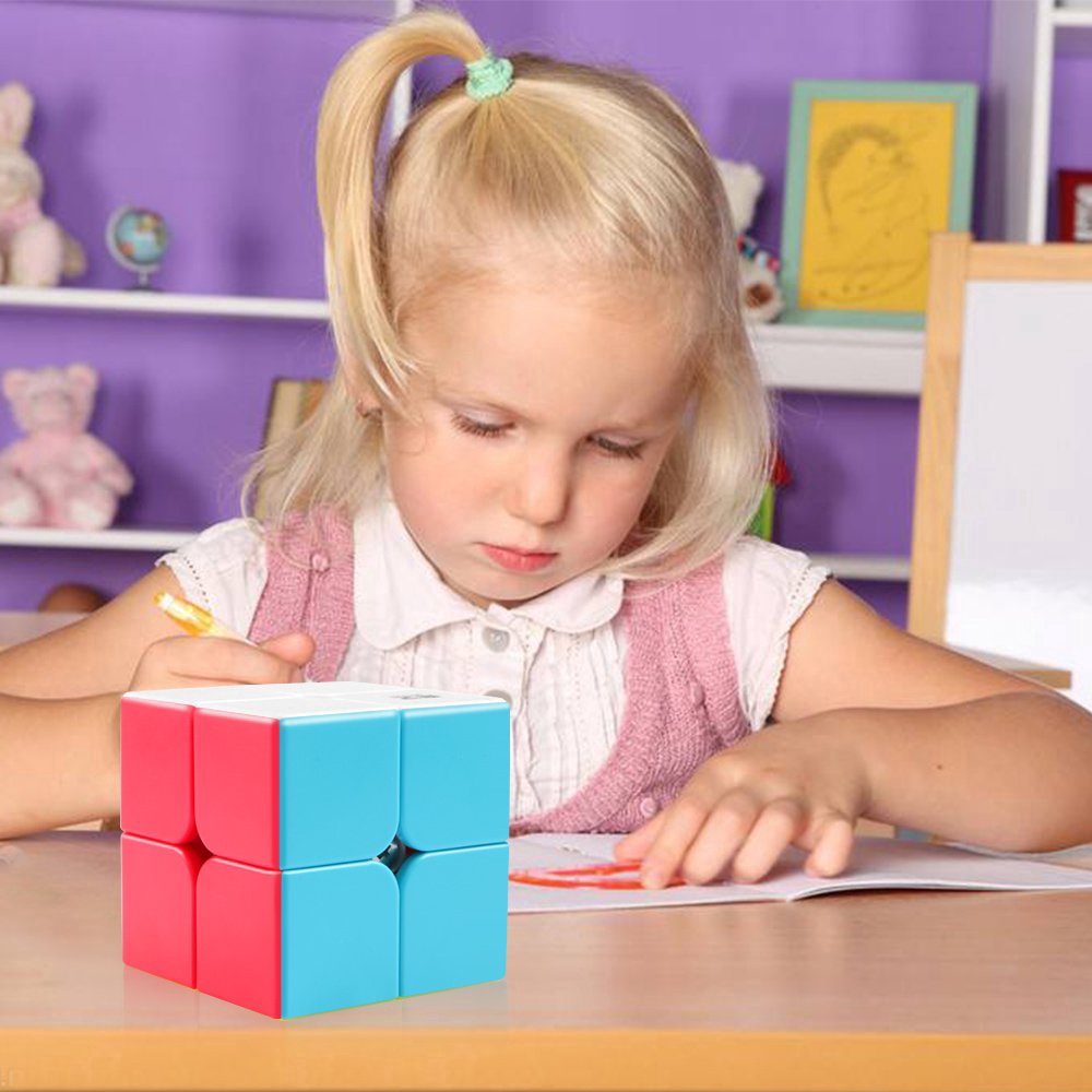 QIYI Khối Rubik 2x2 Nhiều Màu Sắc Dễ Thương Cho Bé