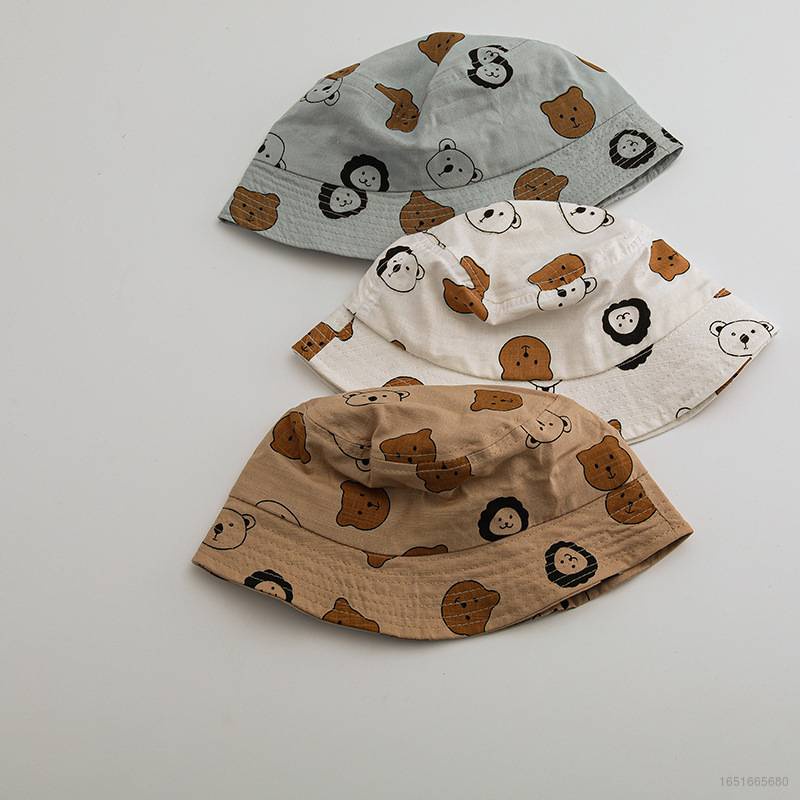 Nón Tai Bèo Chống Nắng In Họa Tiết Động Vật Thời Trang Cho Bé 5-10 Tuổi
