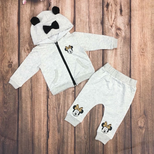 🍒 Bộ nỉ micky cho bé gái🍒