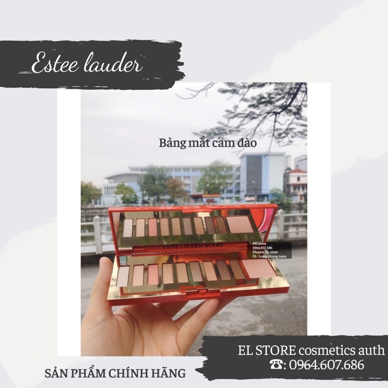 Bảng mắt má tông cam đào Estee Lauder Limited màu cực kỳ đẹp
