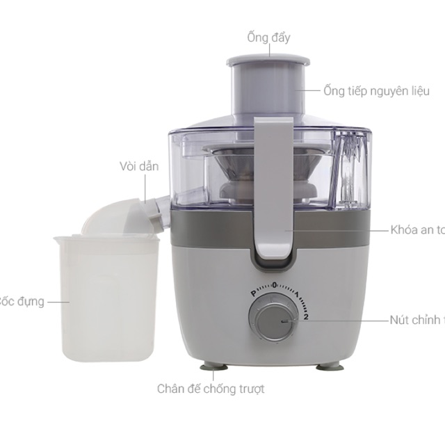 Máy Ép Trái Cây Midea MJ-JE35 Chính Hãng