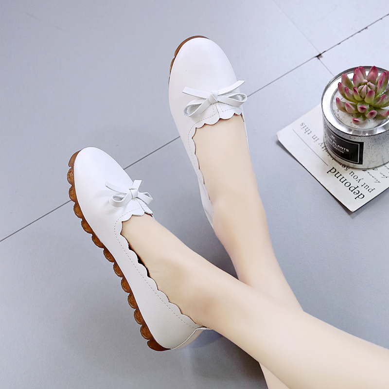 Giày Da Đế Cao Su Kiểu Dáng Trẻ Trung Năng Động Cho Nữ | BigBuy360 - bigbuy360.vn