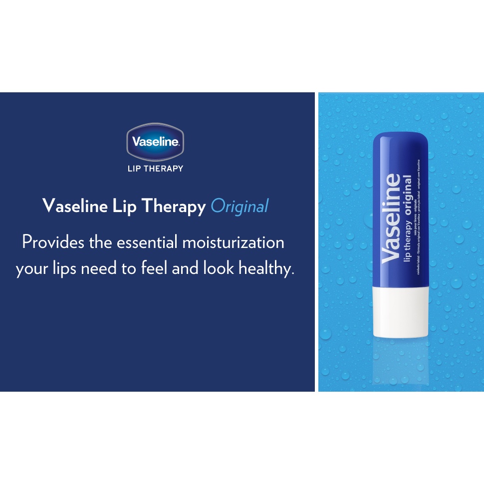 Son Dưỡng Môi Vaseline Original - Lip Therapy Original Stick 4.8g