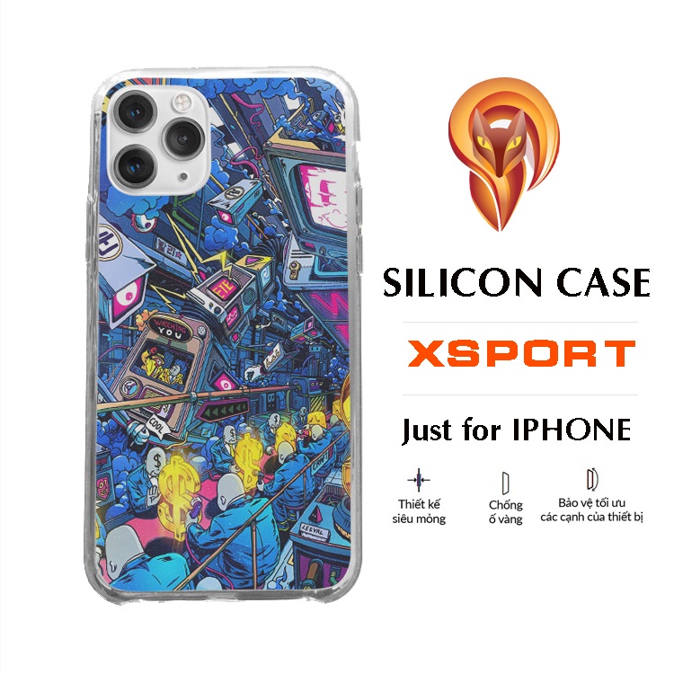Ốp Lưng phố wall graffiti art Cho iphone 5 tới iphone 12 GFT20210029