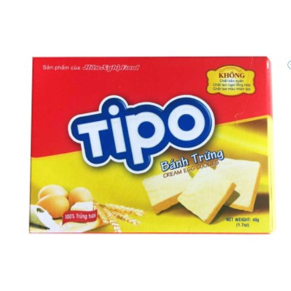 Lẻ Hộp Bánh Trứng Tipo 39g