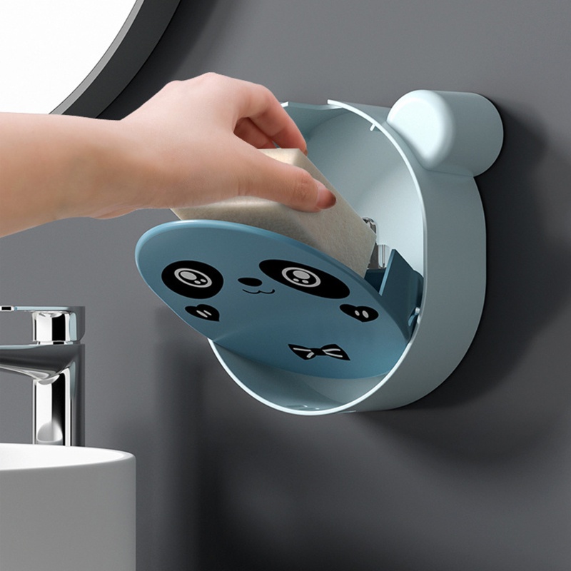 Khay Đựng Xà Phòng Gắn Tường Hình Gấu Trúc Dễ Thương