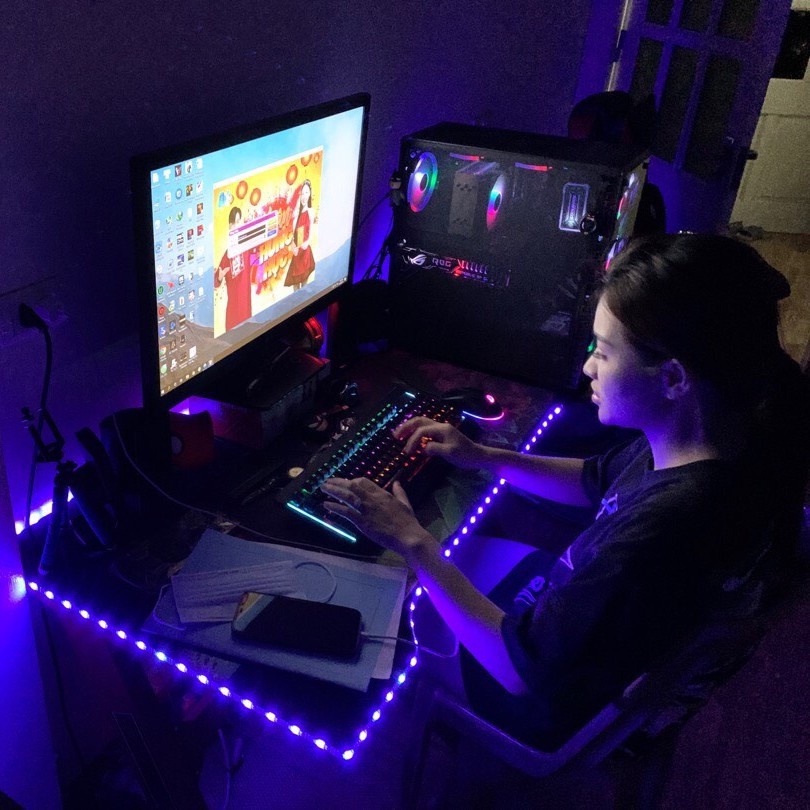 Đèn Led Tiktok 3m 5m  Đổi Màu RGB Dùng App - Cảm Biến Nhạc IP65, Trang Trí Màn Hình, Bàn, Tường,...