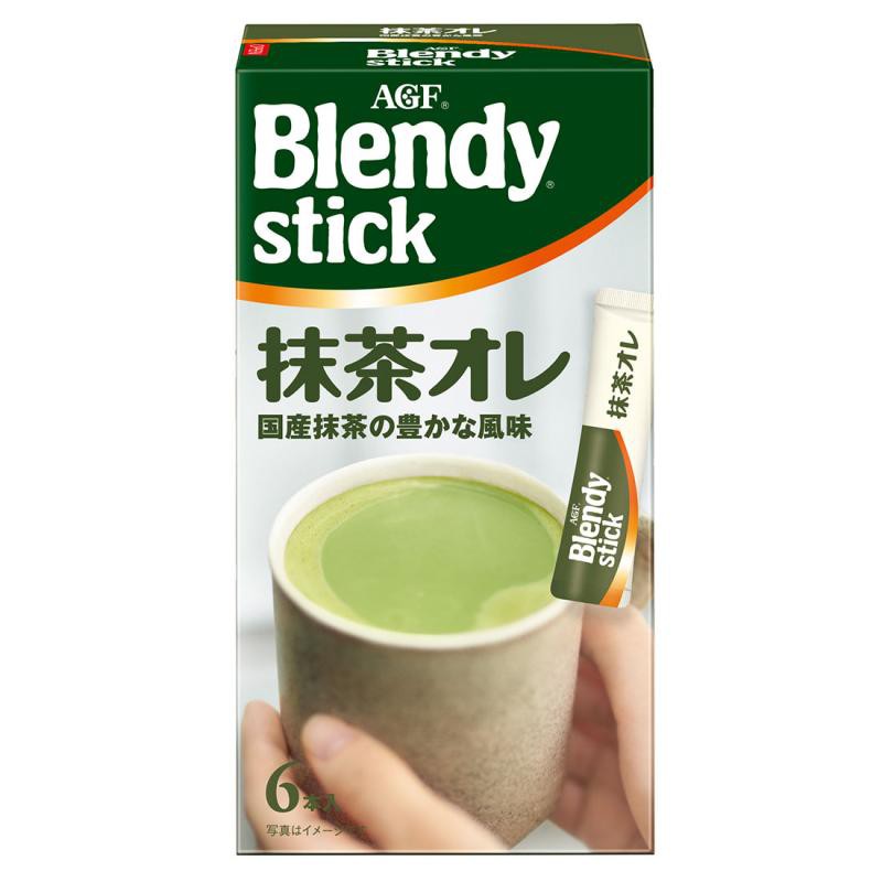 Bột trà sữa trà xanh Matcha Au lait Blendy 60g (10g x 6 gói) - Hachi Hachi Japan Shop