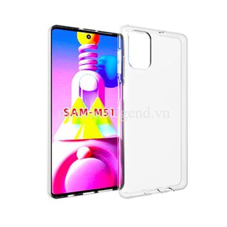 Ốp lưng dẻo trong suốt cho Samsung Galaxy M51 2020