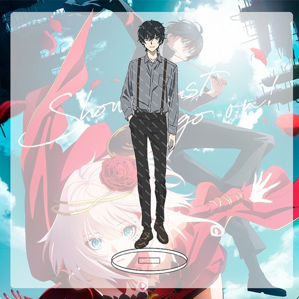 Mô hình nhân vật anime Takt Op Destiny bằng acrylic trong suốt kiểu đứng để bàn trang trí