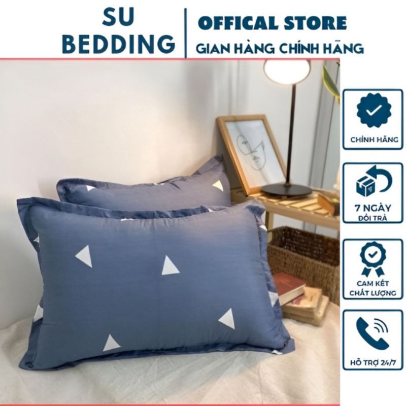 2 chiếc vỏ gối đầu cotton poly kích thước 45*65 họa tiết cực đẹp (được chọn mẫu) [Giá SIÊU RẺ ❤]