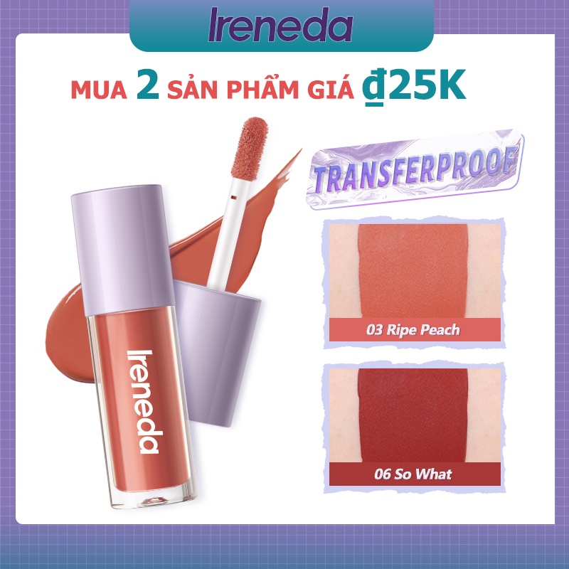 Son Môi Dưỡng Ẩm Lâu Trôi Chống Thấm Nước Màu Sắc Đậm Chứa Vitamin E Dùng Trang Điểm