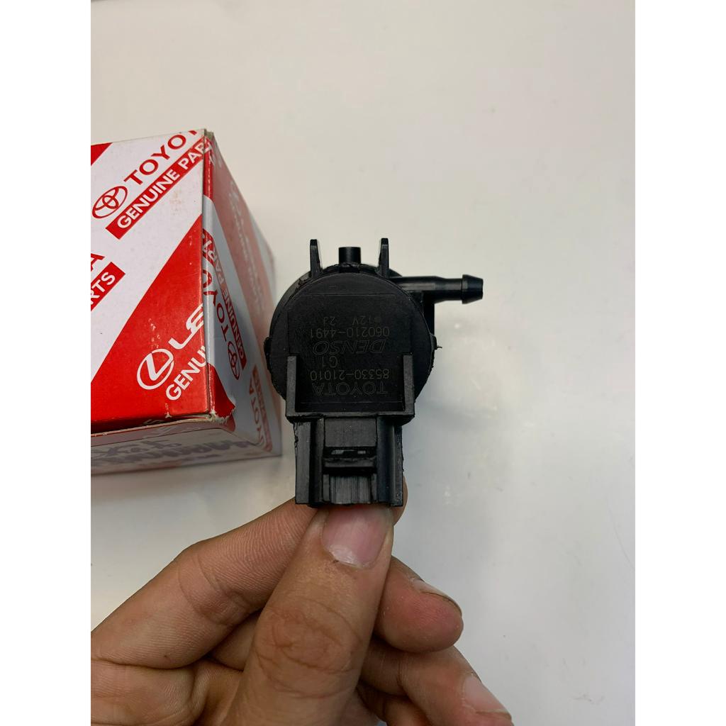 Mô tơ nước rửa kính, bơm nước xịt kính xe Fortuner, Vios, Camry, INNOVA Đời cũ...