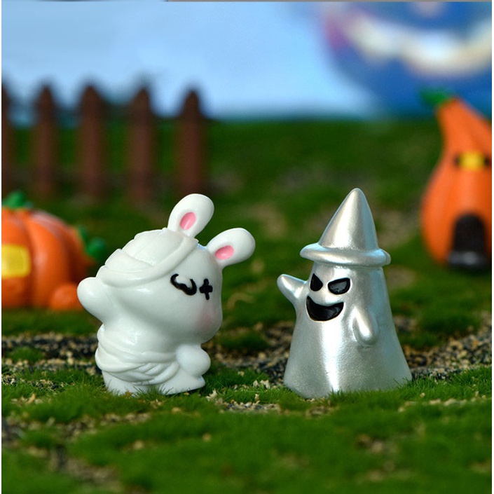 Mô hình các nhân vật decor tiểu cảnh halloween, trang trí bàn học