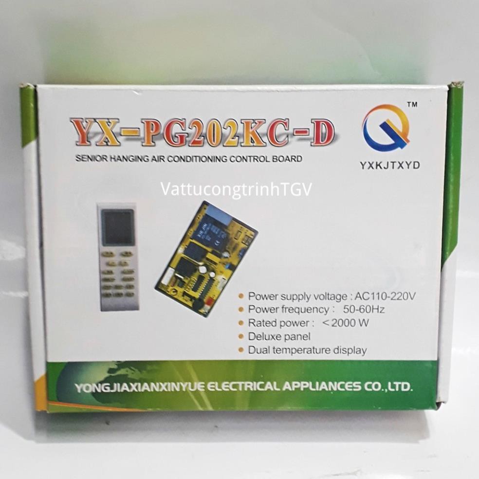 Mạch điểu hòa đa năng hiển thị 6 dây YX-PG202KC-D