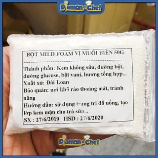 Váng Kem Sữa Mặn Milk Foam vị Muối Biển (50g)