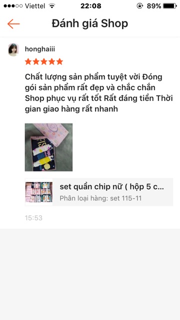 set chip hộp ( 5 quần ,ảnh thật kéo sang còn nhiều mẫu ạ)