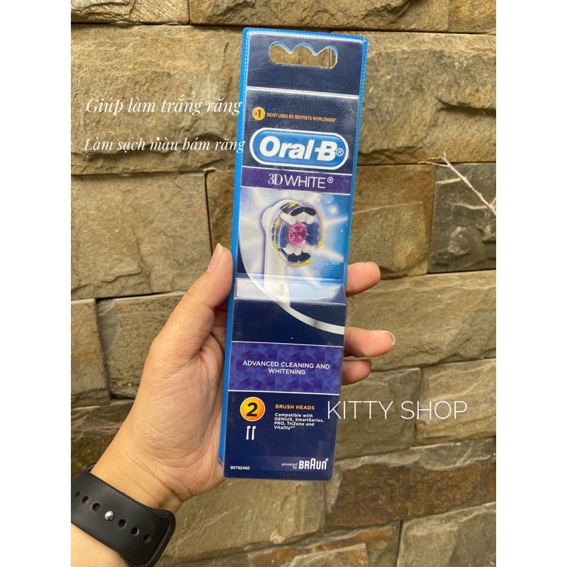 ĐẦU BÀN CHẢI ĐIỆN ORAL B SET 2 CÁI