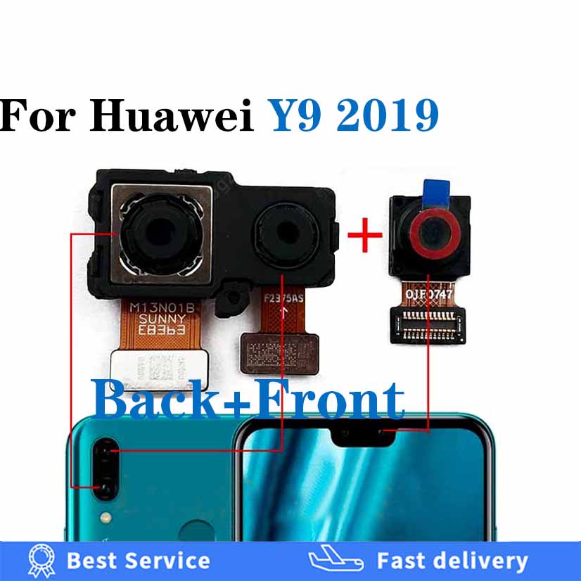 Phụ kiện camera trước và sau cho điện thoại Huawei Y9 prime 2019 2018 Y9S