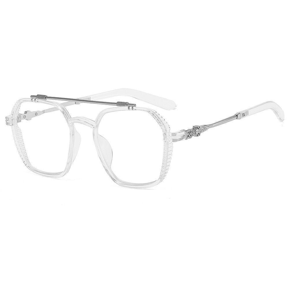Mắt Kính Gọng Lớn Trong Suốt Thiết Kế Đơn Giản Dễ Phối Đồ Thời Trang Cho Nữ