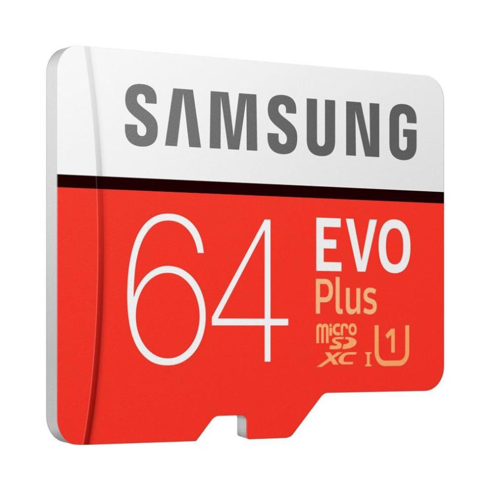 [Mã ELFLASH5 giảm 20K đơn 50K] Thẻ nhớ 64GB Samsung Evo Plus class10 80MB/s Kèm Apdater | BigBuy360 - bigbuy360.vn