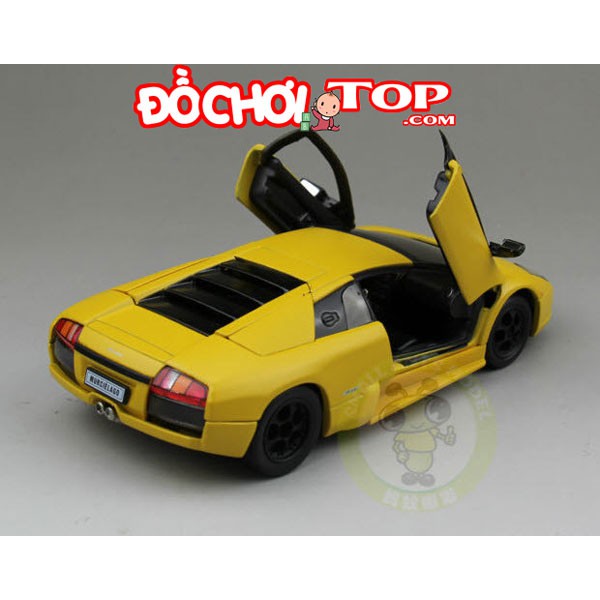 Mô hình siêu xe Lamborgini Huracan LP610 hãng LEO tỉ lệ 1:43 màu vàng  Chất Liệu Hợp Kim Cao Cấp