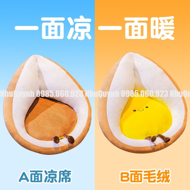 Ghế Dựa Bông Hình Hoa Qủa, Nệm Ngồi Bệt Dựa Lương Siêu Dày