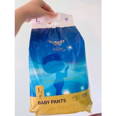 Bỉm Dán/ Quần Yubest Night ban đêm [FULL SIZE] S84/M76/L72/XL68/XXL64/XXXL60