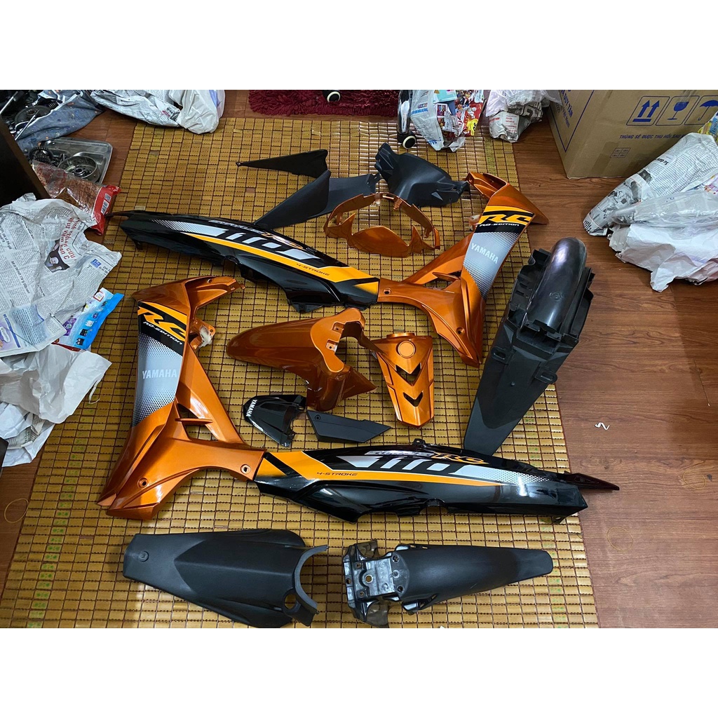 Dàn áo Sirius hàng Việt Nam loại 1 màu Cam Đen kiểu Zin