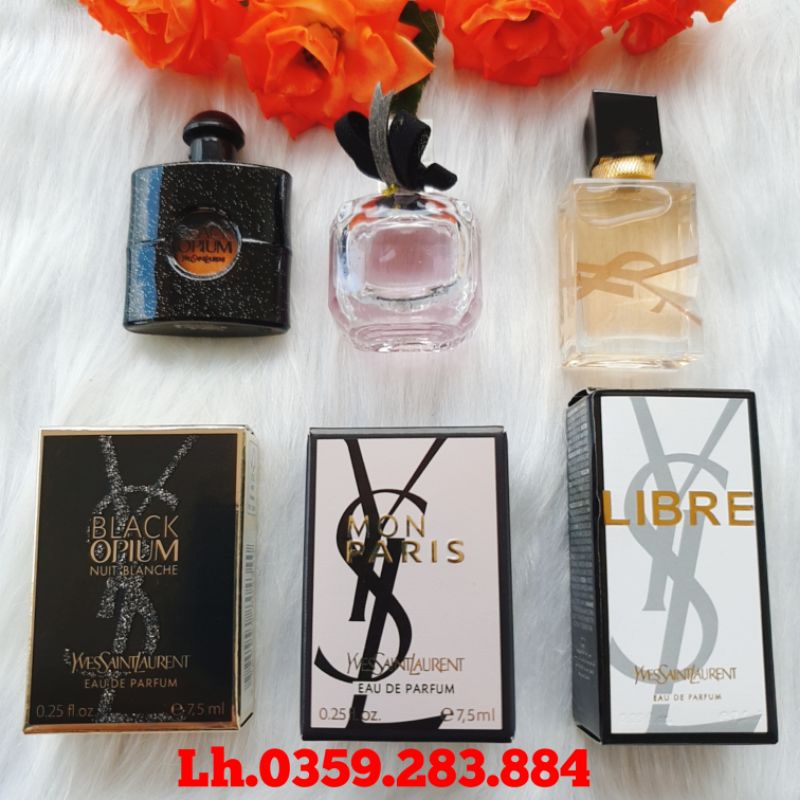Nước hoa nữ ysl Mon Paris Eau De Parfum mini 7.5ml