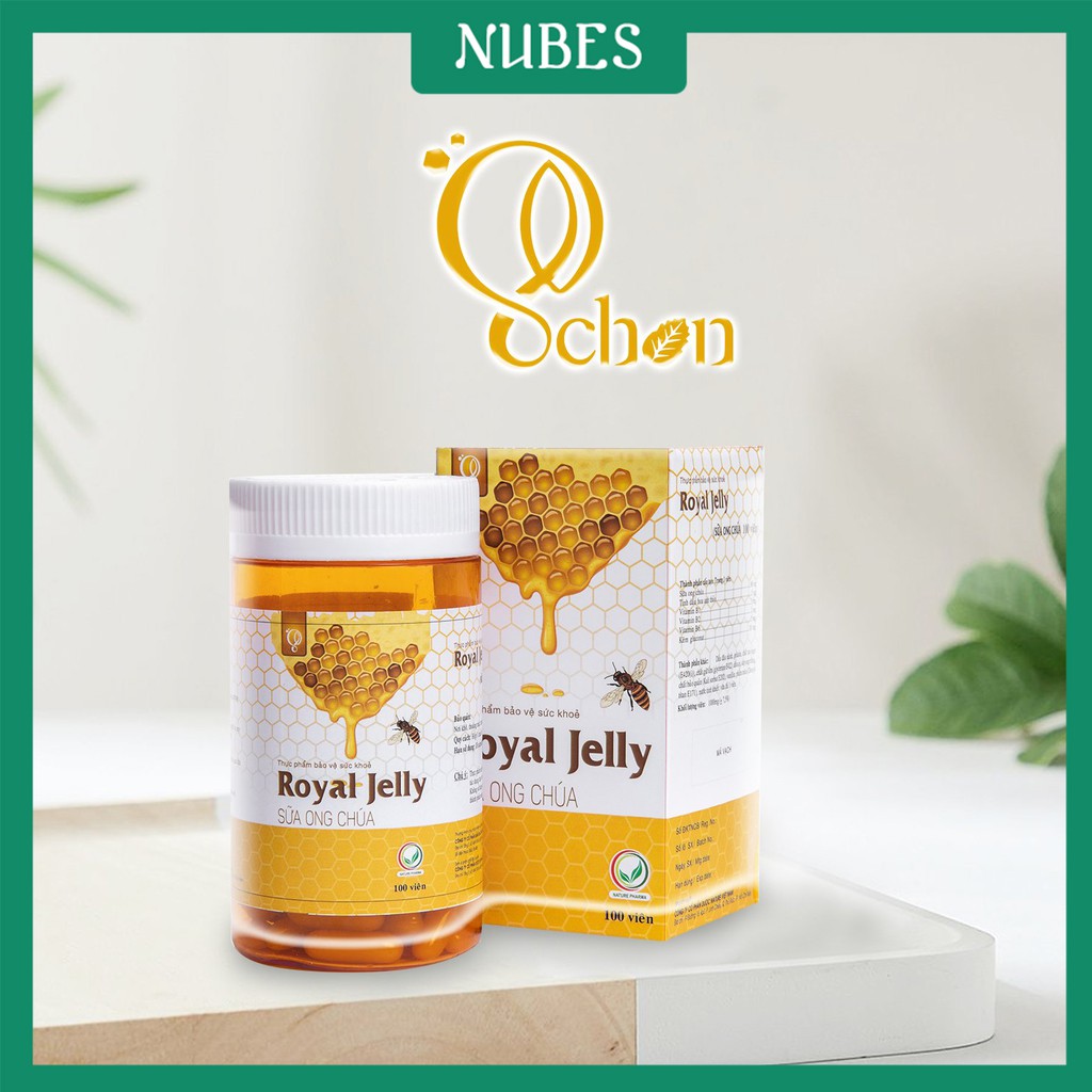 Sữa ong chúa Royal Jelly chống lão hoá dưỡng trắng cấp ẩm da tăng đề kháng Nubes