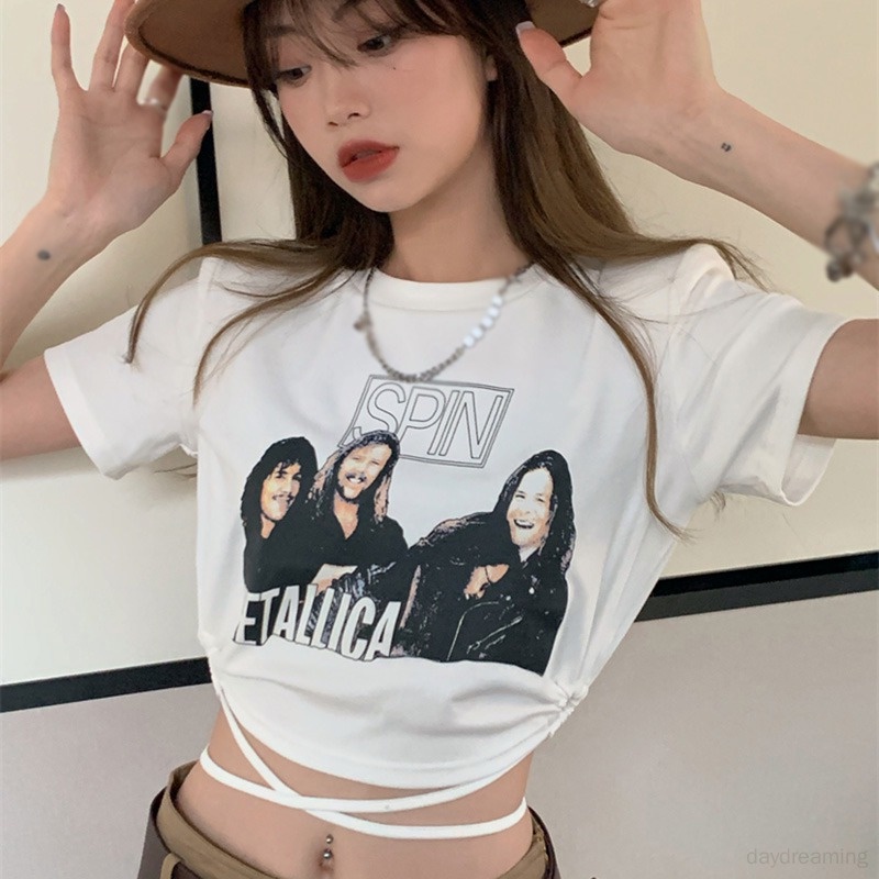 Áo Thun Nữ Ngắn Tay Hở Vai Thời Trang Hàn Quốc