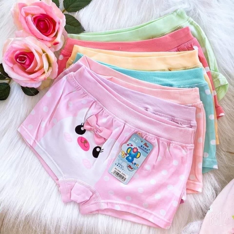 ♥️ Shop Uy Tín ♥️Quần Lót Cho bé gái Quần Chíp Cotton Cho bé Siêu Kute siêu mát và êm.