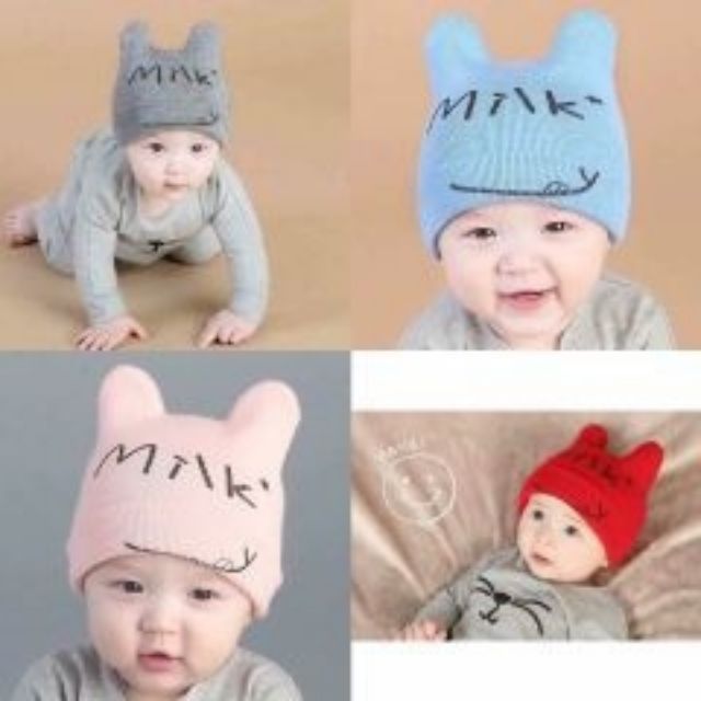 Mũ Len Mèo Baby Cho Bé Từ 3 Tháng Đến  3 Tuổi